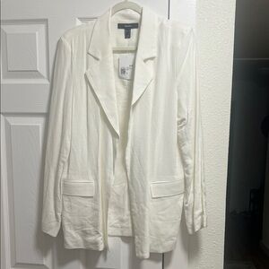 Forever 21 Ivory Blazer. New with tags.
